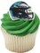 24PCS NFL Philadelphia Eagles Helmet Rings – Football Cupcake Toppers, Officially Licensed, 1.3"x0.7"